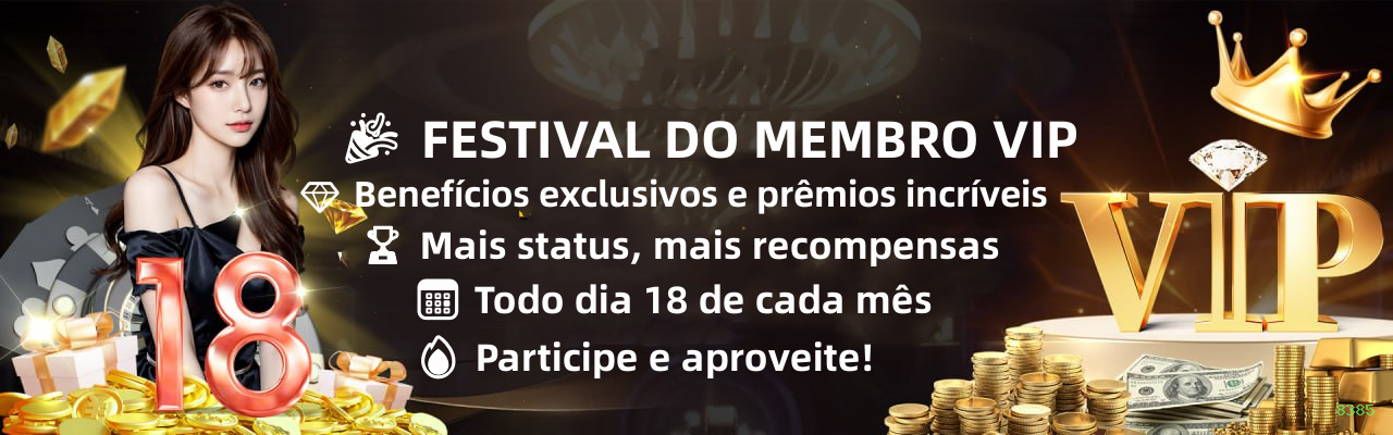 Bônus exclusivos membros VIP 8385